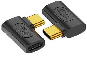 40Gbps USB4 Type C 240W Power Data 8K Video Male to Female Extension Left Right Angled Adapter for NS Phone Laptop 40Gbps USB4 Type C 240W Power Data 8K Video Male to Female Extension Left Right Angled Adapter for NS Phone Laptop