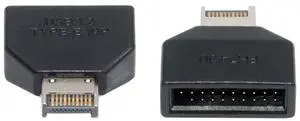 Type-E USB 3.1 Front Panel Header Male to USB 3.0 20Pin Female Motherboard Port Expansion Adapter with Chipset Type-E USB 3.1 Front Panel Header Male to USB 3.0 20Pin Female Motherboard Port Expansion Adapter with Chipset