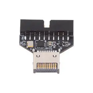 10Gbps IDC Socket Type-E USB 3.1 Front Panel Header to USB 3.0 20Pin Header Extension Adapter with CH334P for Desktop Motherboard 10Gbps IDC Socket Type-E USB 3.1 Front Panel Header to USB 3.0 20Pin Header Extension Adapter with CH334P for Desktop Motherboard