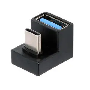 360 Degree Up Down Angled Type-C USB-C OTG to USB 3.0 Female Extension Adapter for Cell Phone Tablet 360 Degree Up Down Angled Type-C USB-C OTG to USB 3.0 Female Extension Adapter for Cell Phone Tablet