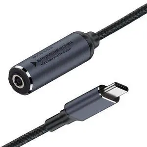 100W Charge DC Jack Input 4.5X3.0mm to USB-C Type-C Power Cable for Laptop Phone PD9V 5V 20V 100W Charge DC Jack Input 4.5X3.0mm to USB-C Type-C Power Cable for Laptop Phone PD9V 5V 20V