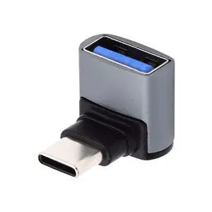 Up Down Angled USB-C Type-C to USB 3.0 Female OTG Adapter 90 Degree for Laptop Tablet Phone Up Down Angled USB-C Type-C to USB 3.0 Female OTG Adapter 90 Degree for Laptop Tablet Phone