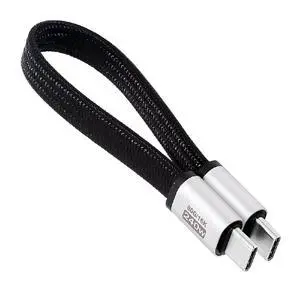 USB4.0 Gen4 80Gbps Flat Slim FPC Cable Magnetic Connector with 240W and 16K@30hz 8K 5K@60Hz 18cm Compatible with Thunderbolt3/4/5 USB4.0 Gen4 80Gbps Flat Slim FPC Cable Magnetic Connector with 240W and 16K@30hz 8K 5K@60Hz 18cm Compatible with Thunderbolt3/4/5