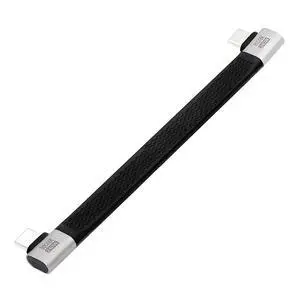 USB5.0 240W 80Gbps Flat Slim FPC Cable 13cm Dual Right Angled with 16K@30hz 8K 5K@60Hz Compatible with USB4.0 Thunderbolt3/4/5 USB5.0 240W 80Gbps Flat Slim FPC Cable 13cm Dual Right Angled with 16K@30hz 8K 5K@60Hz Compatible with USB4.0 Thunderbolt3/4/5