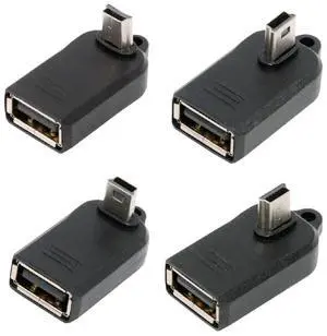 4PCS On-The-Go USB to Micro USB OTG Adapter,Micro USB Male to USB 2.0 Female 90 Degree Angled Adapter for Keyboard/Mouse/Game Controller/Splitter/Flash Drive 4PCS On-The-Go USB to Micro USB OTG Adapter,Micro USB Male to USB 2.0 Female 90 Degree Angled Adapter for Keyboard/Mouse/Game Controller/Splitter/Flash Drive