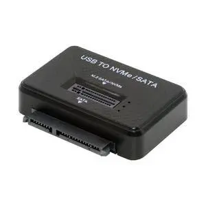 USB-C USB3.0 Type-C to M.2 NVME M-Key/SATA 2.5 Inch Dual SSD External PCBA Docking Vertical Case Enclosure USB-C USB3.0 Type-C to M.2 NVME M-Key/SATA 2.5 Inch Dual SSD External PCBA Docking Vertical Case Enclosure