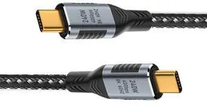 240W 40Gbps USB-C USB4 Cable USB3.1 100W 8K@60Hz 5K USB4.0 Compatible with USB4 50cm 240W 40Gbps USB-C USB4 Cable USB3.1 100W 8K@60Hz 5K USB4.0 Compatible with USB4 50cm