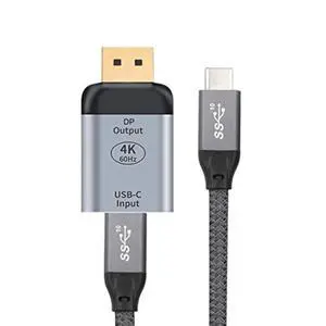 chenyang USB-C Type C Female Source to Displayport DP Sink HDTV Adapter 4K 60hz 1080p for Tablet & Phone & Laptop 10Gbps 100W Cable chenyang USB-C Type C Female Source to Displayport DP Sink HDTV Adapter 4K 60hz 1080p for Tablet & Phone & Laptop 10Gbps 100W Cable