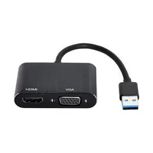 USB 3.0 2.0 to HDMI VGA HDTV Adapter Cable External Graphics Card for Windows Laptop USB 3.0 2.0 to HDMI VGA HDTV Adapter Cable External Graphics Card for Windows Laptop