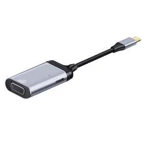 USB C HUB,USB C to VGA/USB C Data/PD 65W Fast Charging 3 in 1 Multiport Adapter Support Display/Data/Charging Working at The Same time USB C HUB,USB C to VGA/USB C Data/PD 65W Fast Charging 3 in 1 Multiport Adapter Support Display/Data/Charging Working at The Same time