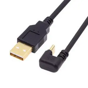 USB 2.0 to USB C U Shape Angled Power Data Extension Cable 480Mbps 1.0M USB 2.0 to USB C U Shape Angled Power Data Extension Cable 480Mbps 1.0M