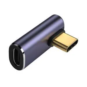 USB C Male to Female Adapter,USB4 Type C Low Profile Right Angled 100W Power Data 8K Video Extension Connector Adapter USB C Male to Female Adapter,USB4 Type C Low Profile Right Angled 100W Power Data 8K Video Extension Connector Adapter