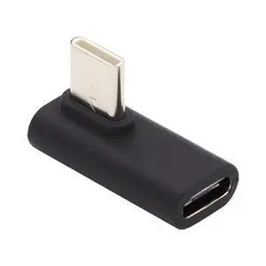 USB 3.1 Type-C Male to Female Extension Adapter 90 Degree Angled for Laptop & Tablet & Phone USB 3.1 Type-C Male to Female Extension Adapter 90 Degree Angled for Laptop & Tablet & Phone
