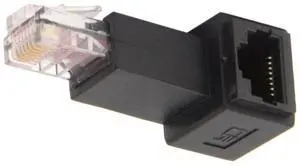RJ45 8P8C FTP STP UTP Cat 5e LAN Ethernet Network Extension Connector Adapter 90 Degree (Right Angled) RJ45 8P8C FTP STP UTP Cat 5e LAN Ethernet Network Extension Connector Adapter 90 Degree (Right Angled)