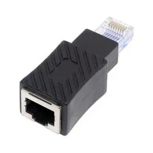 RJ45 Adapter,Cat5/Cat5e Gold Plated Ethernet Male to Female Extender Network Adapter RJ45 Adapter,Cat5/Cat5e Gold Plated Ethernet Male to Female Extender Network Adapter
