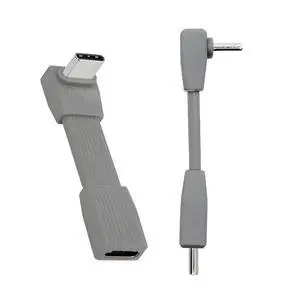 2 Pack USB C Short Flat Cable,USB 4.0 Type C Male to Male/Female 90 Degree Angled 8K@60Hz 80Gbps Data Transfer,PD 240W Fast Charge Data Extension Cable 2.01/2.64 Inch Grey 2 Pack USB C Short Flat Cable,USB 4.0 Type C Male to Male/Female 90 Degree Angled 8K@60Hz 80Gbps Data Transfer,PD 240W Fast Charge Data Extension Cable 2.01/2.64 Inch Grey