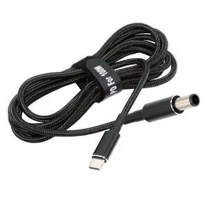 Laptop Power Cable,USB C to DC HP7.4x5.0MM PD 100W Fast Charging Nylon Braided Cable Compatible PD 65W 5.91FT/1.8M Laptop Power Cable,USB C to DC HP7.4x5.0MM PD 100W Fast Charging Nylon Braided Cable Compatible PD 65W 5.91FT/1.8M