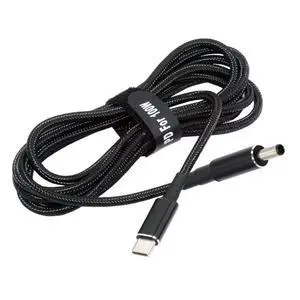 Laptop Power Cable,USB C to DC DE4.5x3.0MM PD 100W Fast Charging Nylon Braided Cable Compatible PD 65W 5.91FT/1.8M Laptop Power Cable,USB C to DC DE4.5x3.0MM PD 100W Fast Charging Nylon Braided Cable Compatible PD 65W 5.91FT/1.8M