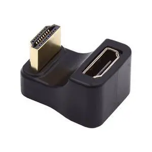 HDMI Male to HDMI Female 8K@60Hz 4K@120Hz 180 Degree UP Angled Extension Adapter Converter Connector HDMI Male to HDMI Female 8K@60Hz 4K@120Hz 180 Degree UP Angled Extension Adapter Converter Connector