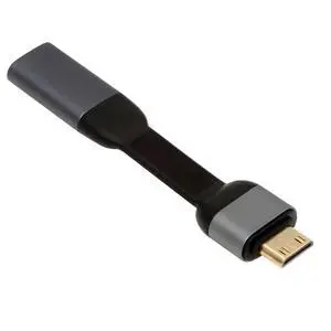 3.46 Inch USB C to Mini HDMI Flat Short Cable,USB Type C to Mini HDMI Displays One Way Transmission 4K@60Hz High Speed for Monitor Compatible with Thunderbolt3/4 Port 3.46 Inch USB C to Mini HDMI Flat Short Cable,USB Type C to Mini HDMI Displays One Way Transmission 4K@60Hz High Speed for Monitor Compatible with Thunderbolt3/4 Port