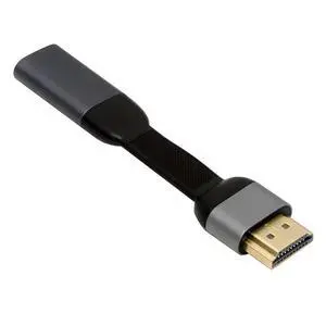 3.46 Inch USB C to HDMI Flat Short Cable,USB Type C to HDMI Displays One Way Transmission 4K@60Hz High Speed for Monitor Compatible with Thunderbolt3/4 Port 3.46 Inch USB C to HDMI Flat Short Cable,USB Type C to HDMI Displays One Way Transmission 4K@60Hz High Speed for Monitor Compatible with Thunderbolt3/4 Port