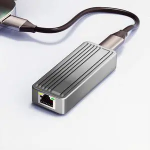 USB C to RJ45 Adapter,USB C to Gigabit 10Gbps Ethernet Network Adapter Aluminum Alloy Shell for Laptop/Desktop USB C to RJ45 Adapter,USB C to Gigabit 10Gbps Ethernet Network Adapter Aluminum Alloy Shell for Laptop/Desktop