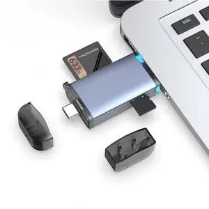 UHS-II 4.O SD/TF Card Reader, 2 in 1 USB A/C High Speed Memory Card Reader for SDHC/SDXC/Micro SD/Micro SDHC/Micro SDXC UHS-II 4.O SD/TF Card Reader, 2 in 1 USB A/C High Speed Memory Card Reader for SDHC/SDXC/Micro SD/Micro SDHC/Micro SDXC