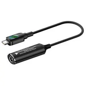 DC Power to USB C Converter,USB C to DC 5.5x2.5MM PD 140W Fast Charging Nylon Braided Cable Compatible 5V/9V/20V DC Power to USB C Converter,USB C to DC 5.5x2.5MM PD 140W Fast Charging Nylon Braided Cable Compatible 5V/9V/20V