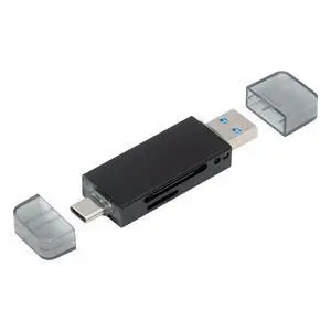 SD Card Reader, 2-in-1 USB C/USB 3.0 Memory Card Reader for Micro SD and SD/SDHC/SDXC/MMC Card SD Card Reader, 2-in-1 USB C/USB 3.0 Memory Card Reader for Micro SD and SD/SDHC/SDXC/MMC Card