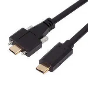 USB C to C Cable,USB C Male to Male Fast Charging Data Transfer Extension Cable with Dual Screws USB C to C Cable,USB C Male to Male Fast Charging Data Transfer Extension Cable with Dual Screws