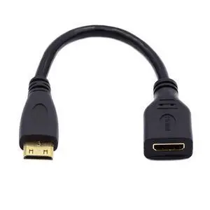 Micro & Mini HDMI Male to HDMI 1.4 Female Ultra-HD Adapter 4K@60hz 4K Extension Cable 90 Degree Right Angled (Mini-HDMI Extension) Micro & Mini HDMI Male to HDMI 1.4 Female Ultra-HD Adapter 4K@60hz 4K Extension Cable 90 Degree Right Angled (Mini-HDMI Extension)