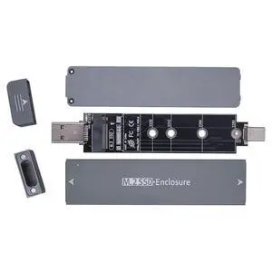 CY M.2 to USB Adapter,NVME M-Key M.2 NGFF SATA SSD to USB 3.0 Type A & Type C Combo PCBA Case 2280/2230/2242mm Adapter RTL9210B Chipset CY M.2 to USB Adapter,NVME M-Key M.2 NGFF SATA SSD to USB 3.0 Type A & Type C Combo PCBA Case 2280/2230/2242mm Adapter RTL9210B Chipset