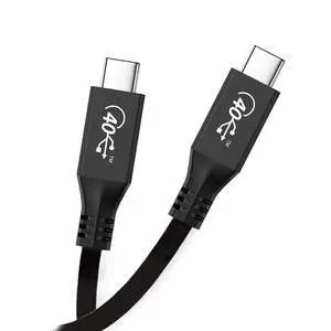 CY USB-IF Certified USB4 USB4.0 USB-C Type-C Male to USB-C Type-C Male USB4 Cable 40Gbps with 100W Charging 0.8M CY USB-IF Certified USB4 USB4.0 USB-C Type-C Male to USB-C Type-C Male USB4 Cable 40Gbps with 100W Charging 0.8M