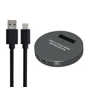 M.2 NVME SSD Enclosure Reader,USB 3.1 Gen 2 10Gbps Desktop M.2 SSD Enclosure Adapter Aluminum Alloy Black M.2 NVME SSD Enclosure Reader,USB 3.1 Gen 2 10Gbps Desktop M.2 SSD Enclosure Adapter Aluminum Alloy Black