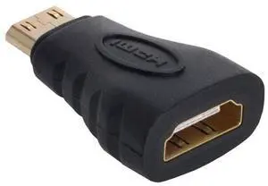 Mini HDMI Male to HDMI Female Connector Adapter Mini HDMI Male to HDMI Female Connector Adapter
