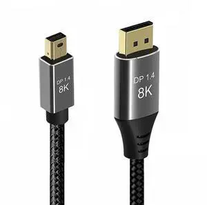 2m Mini DP to DP 4K 8K DisplayPort Cable for Video PC Laptop TV 2m Mini DP to DP 4K 8K DisplayPort Cable for Video PC Laptop TV