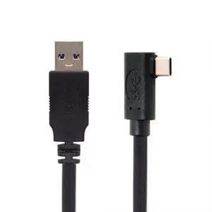 USB 3.0 to USB C 90 Degree Angled Data Transfer Extension Cable 5Gbps DC 5V 3A 3.0M USB 3.0 to USB C 90 Degree Angled Data Transfer Extension Cable 5Gbps DC 5V 3A 3.0M