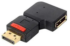 4K DP DisplayPort Male 90 Degree Left Angled to Female Extension Adapter Converter Black 4K DP DisplayPort Male 90 Degree Left Angled to Female Extension Adapter Converter Black