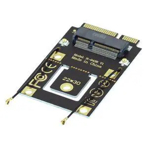 M.2 Key-A NGFF to Mini PCI-E PCI Express Converter Adapter for 9260 8265 7260 WIFI6 WIFI7 AC Card M.2 Key-A NGFF to Mini PCI-E PCI Express Converter Adapter for 9260 8265 7260 WIFI6 WIFI7 AC Card
