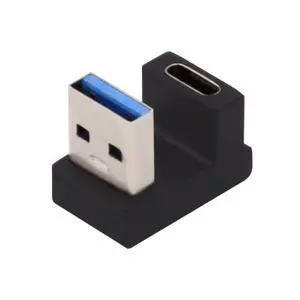 USB C to USB Adapter,USB 3.0 Male to USB 3.1 Type C Female 180 Degree Down Angled Connector Adapter USB C to USB Adapter,USB 3.0 Male to USB 3.1 Type C Female 180 Degree Down Angled Connector Adapter