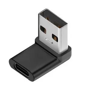 CY USB C to USB Adapter,USB Type C Female to Type A Male Data Adapter 90 Degree UP Angled for Laptop Desktop CY USB C to USB Adapter,USB Type C Female to Type A Male Data Adapter 90 Degree UP Angled for Laptop Desktop