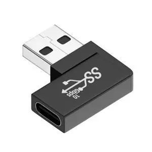 USB C to USB Adapter,USB 3.0 Male to USB 3.1 Type C Female 90 Degree Right Angled Flat Connector Adapter USB C to USB Adapter,USB 3.0 Male to USB 3.1 Type C Female 90 Degree Right Angled Flat Connector Adapter