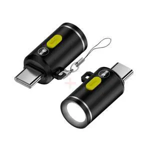 2 Pack Mini Flashlight USB C LED Light Brightness 210 Lumens Get Power from Phone/Power Bank Small Size & Easy to Carry with Hook Hole 2 Pack Mini Flashlight USB C LED Light Brightness 210 Lumens Get Power from Phone/Power Bank Small Size & Easy to Carry with Hook Hole