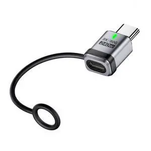 USB C Adapter,USB C Male to Female Connector Support 80Gbps Data Transfer PD 240W Fast Charging 8K@60Hz Video Output USB C Adapter,USB C Male to Female Connector Support 80Gbps Data Transfer PD 240W Fast Charging 8K@60Hz Video Output