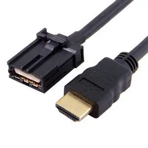 HDMI 1.4 Type E to HDMI Type A Video Audio Cable 1.5M Automotive Grade for Hyundai H1 Car HDMI 1.4 Type E to HDMI Type A Video Audio Cable 1.5M Automotive Grade for Hyundai H1 Car