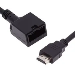 HDMI 1.4 Type A to Type-E Socket Video Audio 4K Cable for Automotive Connection System Grade Connector 0.5M HDMI 1.4 Type A to Type-E Socket Video Audio 4K Cable for Automotive Connection System Grade Connector 0.5M