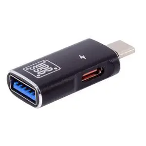 2 in 1 USB C to USB 3.0 Adapter with 5V Charging Port, USB C Male to USB Female Charging Data Transfer OTG Converter Adapter 2 in 1 USB C to USB 3.0 Adapter with 5V Charging Port, USB C Male to USB Female Charging Data Transfer OTG Converter Adapter