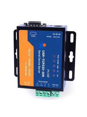 TCP232-306 RS232 RS485 RS422 to Ethernet TCP IP Modbus Gateway Serial Device Server Serial to ethernet converters TCP232-306 RS232 RS485 RS422 to Ethernet TCP IP Modbus Gateway Serial Device Server Serial to ethernet converters