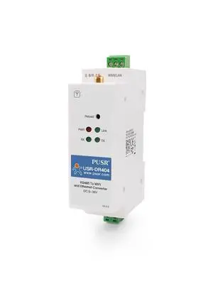 Din Rail RS485 to WiFi Converters Serial to WiFi Converter Modbus Gateway MQTT Serial Device USR-DR404 Din Rail RS485 to WiFi Converters Serial to WiFi Converter Modbus Gateway MQTT Serial Device USR-DR404