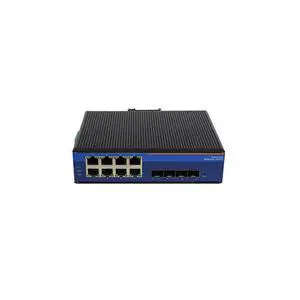 8*10/100/1000M RJ45 Port+4*10 Gigabit SFP Slot Industrial Gigabit Ethernet Switch Din-Rail Dust-proofdesign IP40protection USR-ISGX408-SFP 8*10/100/1000M RJ45 Port+4*10 Gigabit SFP Slot Industrial Gigabit Ethernet Switch Din-Rail Dust-proofdesign IP40protection USR-ISGX408-SFP